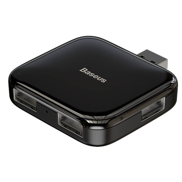 

HUB адаптер BASEUS USB, Fully folded portable, 4USB, черный