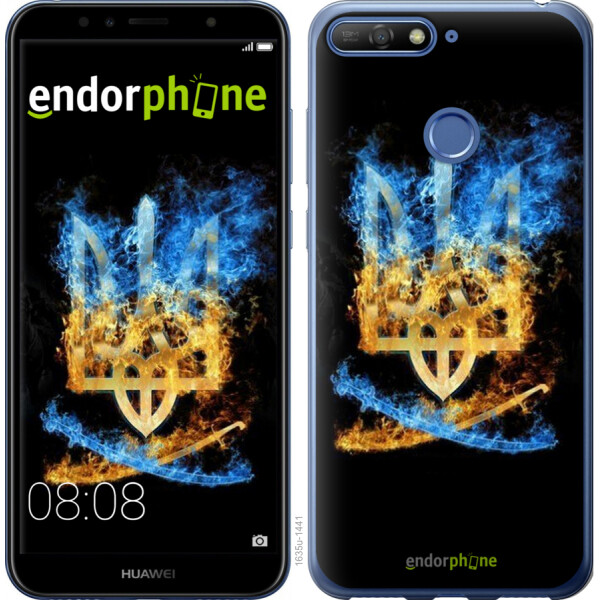 

Чехол на Huawei Y6 Prime 2018 Герб 1635u-1441