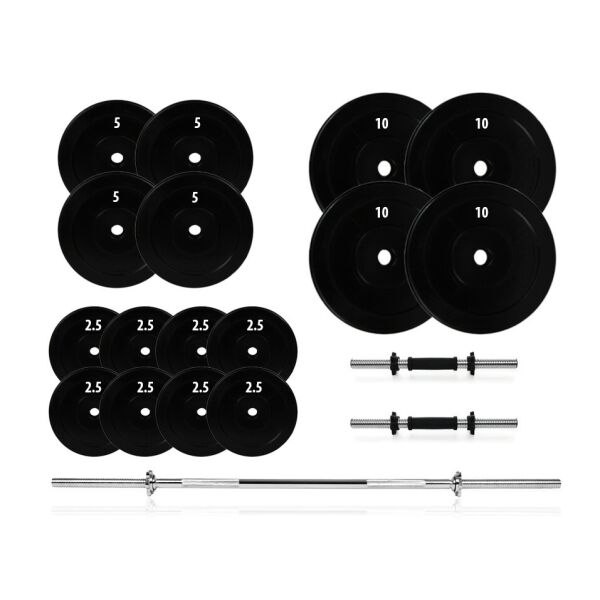 

Набор штанга + гантели 92 кг