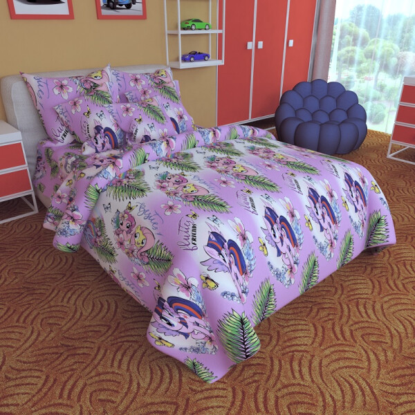

Уютная Жизнь Бязь Голд Детсикй Полуторный My Little Pony 150x220 (K-G-N-7191)