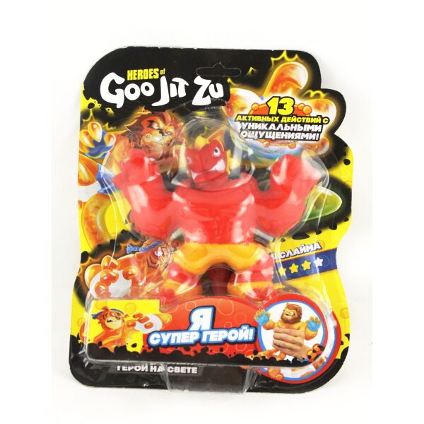 

Фигурка тянучка Goo Jit Zu Heroes Blazagon супер герой 4+ (076676)