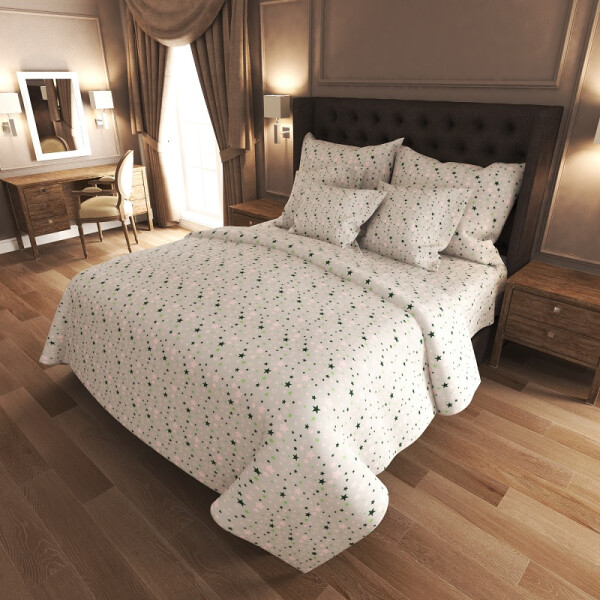 

Уютная Жизнь Бязь Голд Евро 200x220 Звездное небо (K-G-N-7226-A-green)