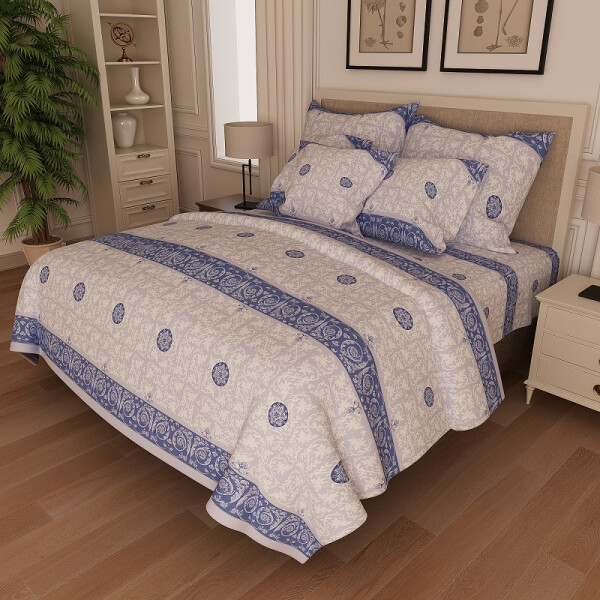 

Уютная Жизнь Бязь Голд Двуспальный 180x220 (K-G-N-022-blue)