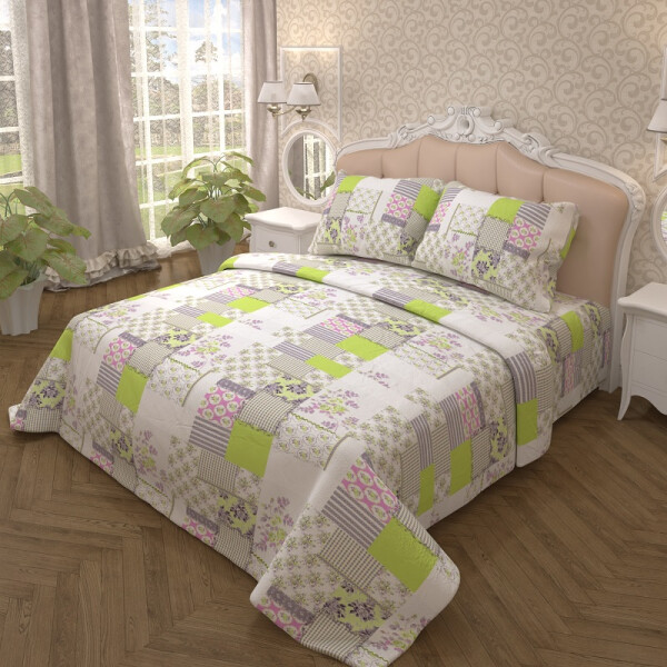 

Уютная Жизнь Бязь Голд Двуспальный 180x220 (K-G-N-6928-green)