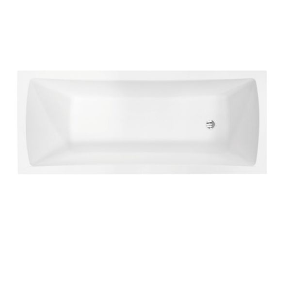 Акція на Акриловая ванна Besco Optima Premium 160x70, прямая + ручки (WAO-160-PKP) від Allo UA