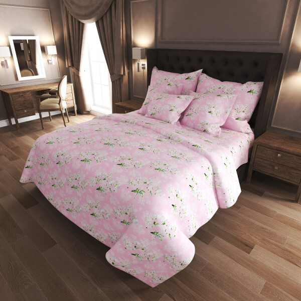 

Уютная Жизнь Бязь Голд Полуторный 150x220 (K-G-N-6672-pink)