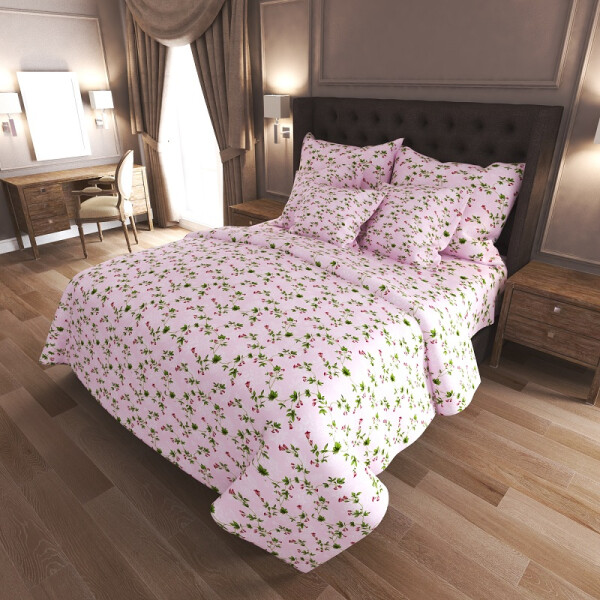 

Уютная Жизнь Бязь Голд Полуторный 150x220 (K-G-N-234-14-B-pink)