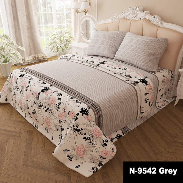 

Уютная Жизнь Бязь Голд Семейный 150x220x2 (K-G-N-9542-Grey)