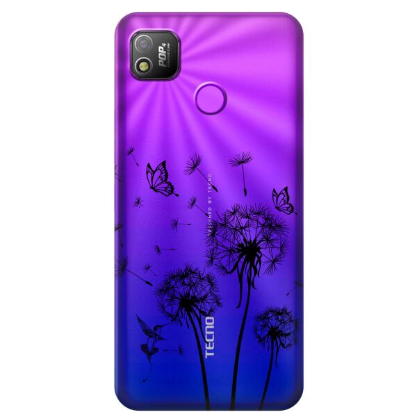 

Прозрачный силиконовый чехол iSwag для Tecno POP 4 (BC2) с рисунком - Одуванчики (KS10096)