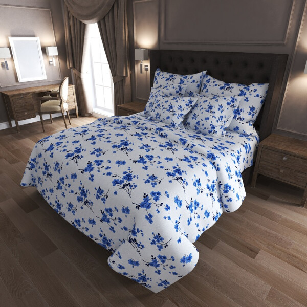 

Уютная Жизнь Бязь Голд Двуспальный 180x220 (K-G-N-0447-blue)