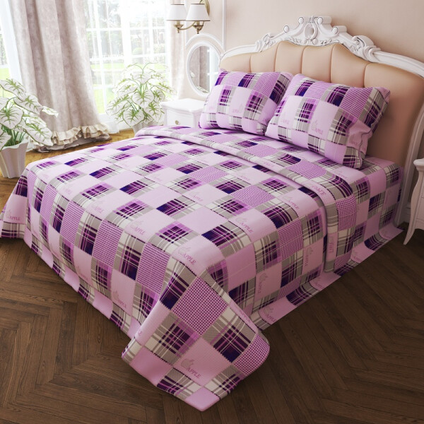 

Уютная Жизнь Бязь Голд Семейный 150x220x2 (K-G-N-7284-violet)