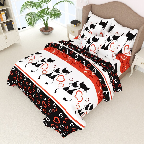 

Уютная Жизнь Бязь Голд Семейный 150x220x2 (K-G-N-0618-red)