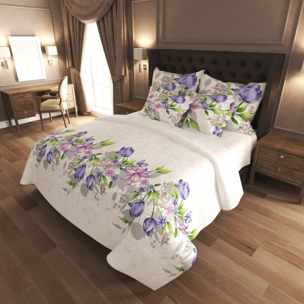 

Уютная Жизнь Бязь Голд Евро 200x220 (K-G-N-7164-violet)