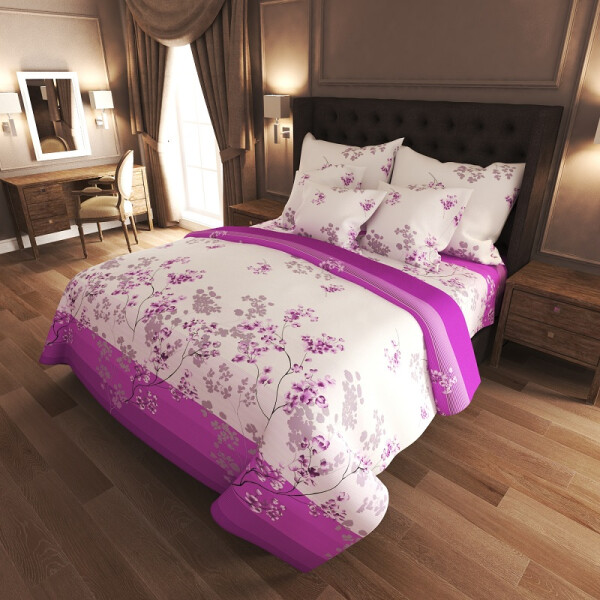 

Уютная Жизнь Бязь Голд Семейный 150x220x2 (K-G-N-7064-violet)