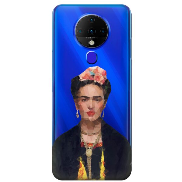 

Прозрачный силиконовый чехол iSwag для Tecno Spark 6 с рисунком - Фрида Кало (KS9567)
