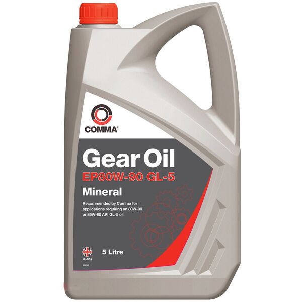 

Трансмиссионное масло Comma GEAR OIL EP80-90 GL-5 5л