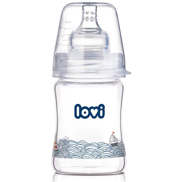 

Бутылочка стеклянная Diamond Glass (150 мл) Marine, lovi