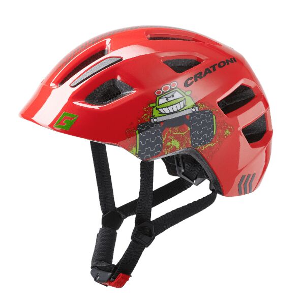 

Велошлем детский Cratoni Maxster "Машинка" XS-S (46-51 см) красный