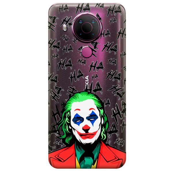 

Прозрачный силиконовый чехол iSwag для Nokia 5.4 с рисунком - Джокер (KS10618)