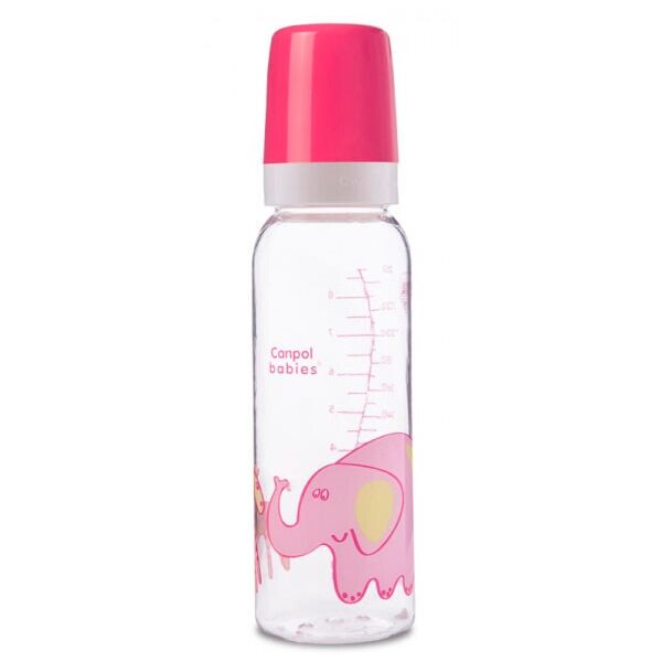 

Бутылочка BPA-Free Африка, 250 мл, розовая, Canpol babies