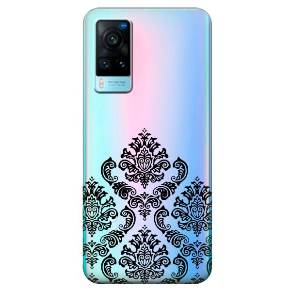 

Прозрачный силиконовый чехол iSwag для Vivo X60 с рисунком - Мандала (KS10651)