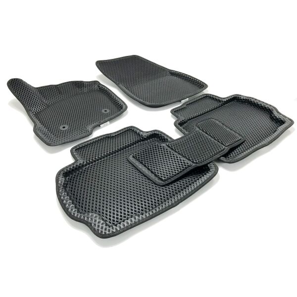 

Коврики в салон Ford Mondeo/Fusion 2014- чёрные 3D-EVA, 5шт