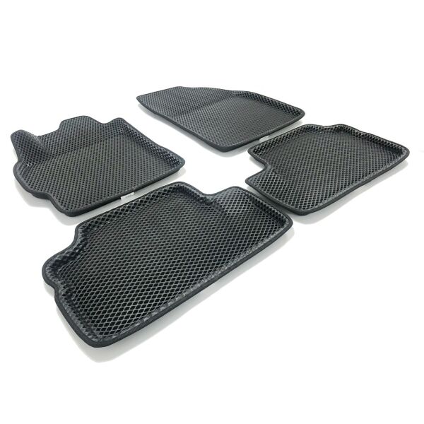

Коврики в салон Toyota Corolla 2006-2013 чёрные 3D-EVA, 5шт