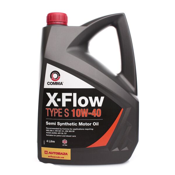 

Моторное масло Comma X-FLOW S 10W-40 4л