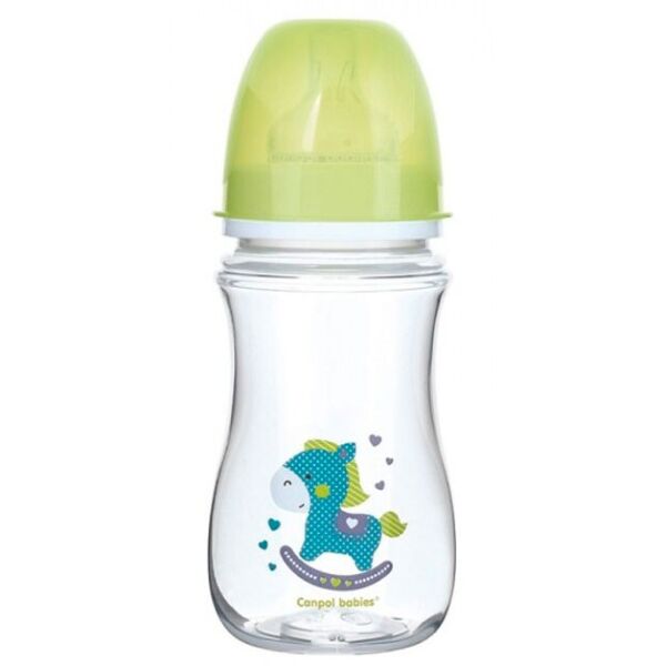 

Бутылочка EasyStart Toys с широким горлышком, 300 мл, зеленая, Canpol babies