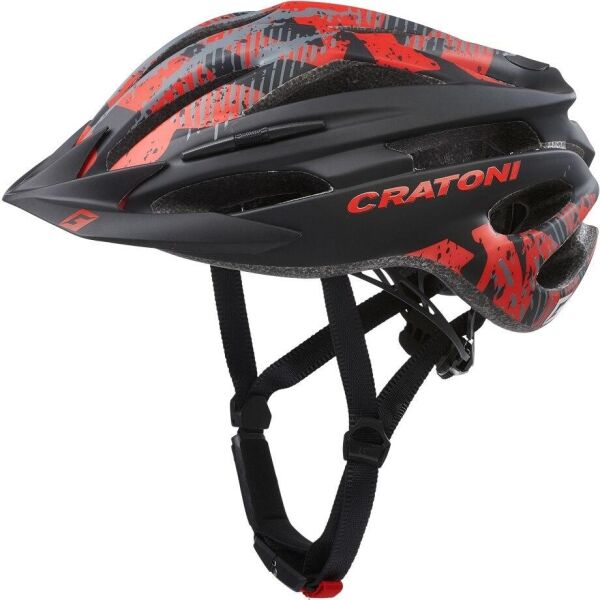 

Велошлем Cratoni Pacer Junior S-M (54-58 см) чёрный/красный матовый