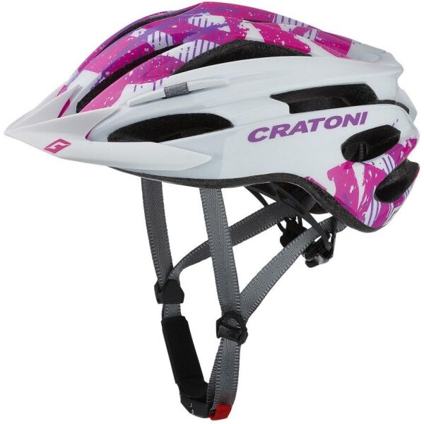 

Велошлем Cratoni Pacer Junior XS-S (50-55 см) белый/розовый/фиолетовый