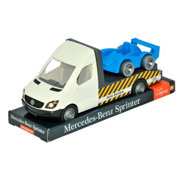 

Mercedes-Benz Sprinter эвакуатор (белый) на планшетке, 1:24, Tigres