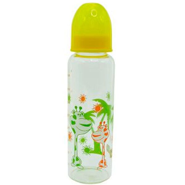 

Бутылочка для кормления стеклянная (салатовый цвет), 250 мл, Baby Team