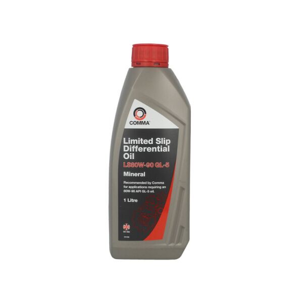 

Трансмиссионное масло Comma LIMITED SLIP GEAR OIL 80W-90 GL5 1л
