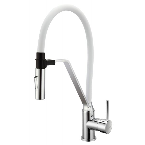 

Смеситель для кухни Invena Magnetic BZ-30-L02 белый