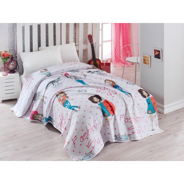 

Комплект постельного белья Eponj Home Pike - FashionGirl Pembe подростковое