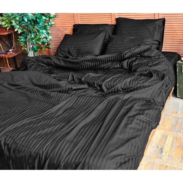 

Комплект постельного белья Dobryi Son Home Line Блек Страй семейный (H08S)