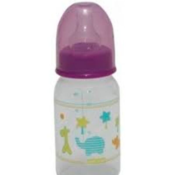

Бутылочка для кормления (фиолетовый цвет), 125 мл, Baby Team