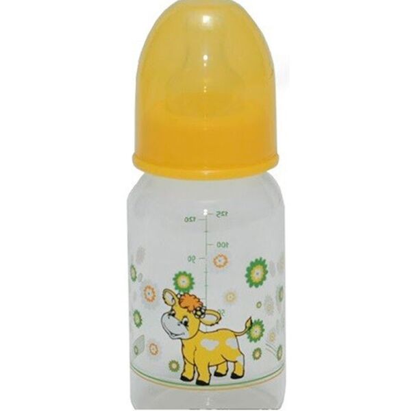 

Бутылочка для кормления, (оранжевый цвет), 125 мл, Baby Team
