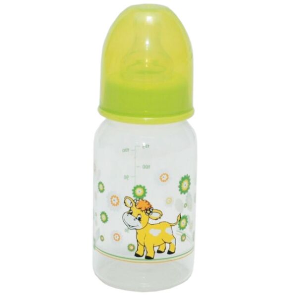

Бутылочка для кормления, желтый цвет, 125 мл, Baby Team