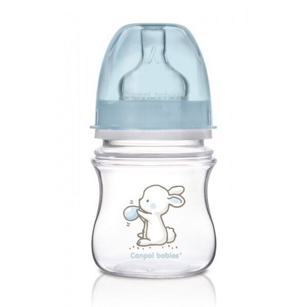 

Бутылочка с широким горлышком Little Cutie, 120 мл, голубая, Canpol babies