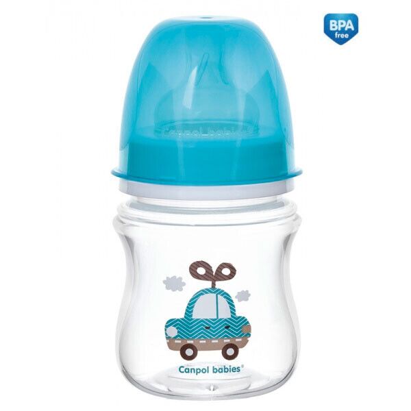 

Бутылочка с широким горлышком EasyStart Toys, синяя машина, 120 мл, Canpol babies