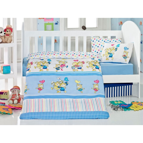 

Комплект постельного белья детский для младенцев Eponj Home - Pitircik Mavi