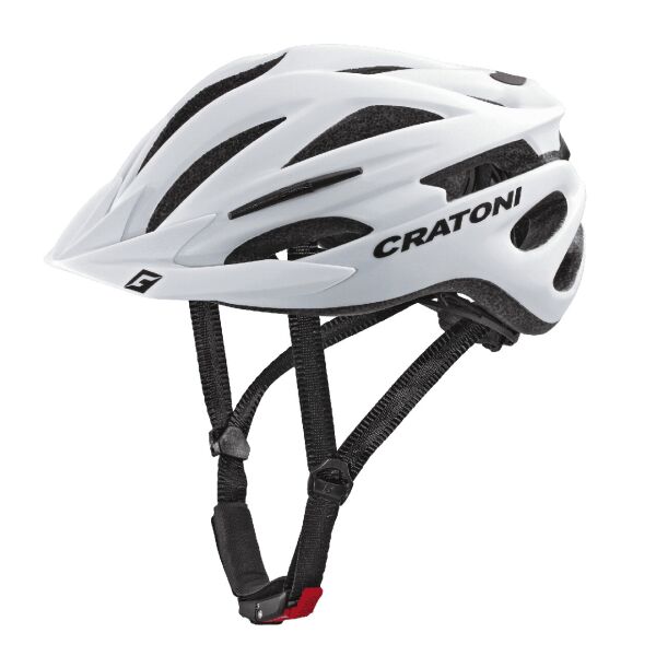 

Велошлем Cratoni Pacer S-M (54-58 см) белый матовый