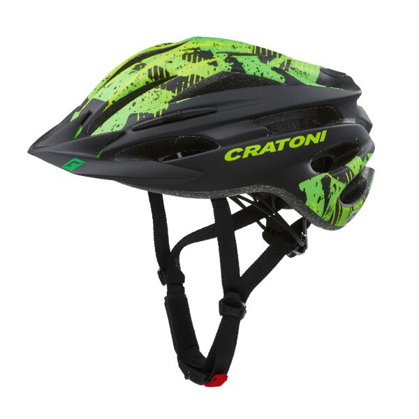 

Велошлем Cratoni Pacer S-M (54-58 см) чёрный/зелёный матовый