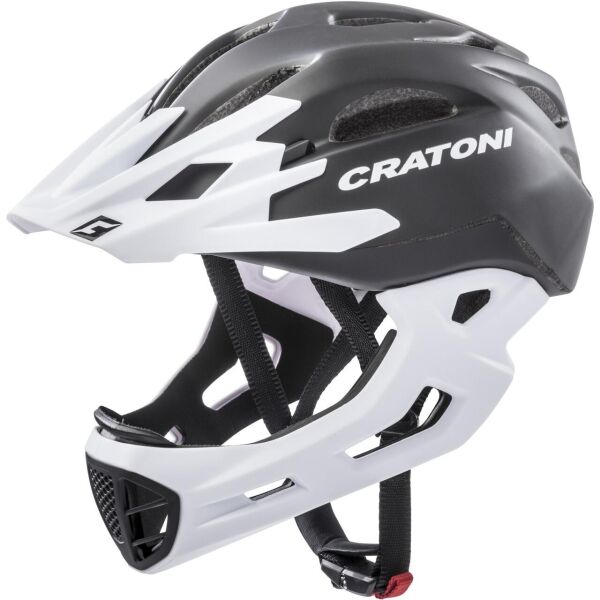

Велошлем Cratoni C-Maniac S-M (52-56 cm) белый/чёрный матовый