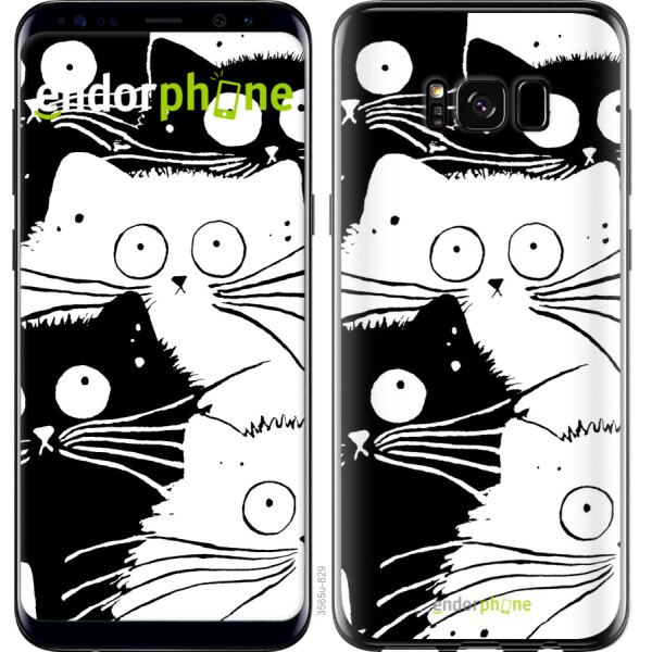 

Чехол на Samsung Galaxy S8 Коты v2 3565t-829, 2D пластик