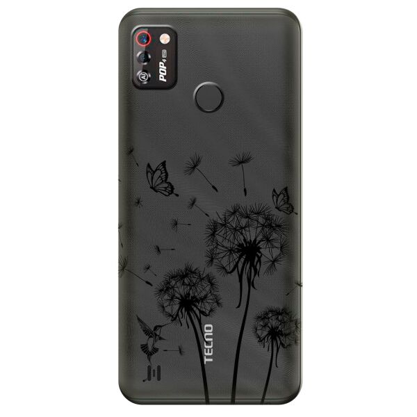 

Прозрачный силиконовый чехол iSwag для Tecno Pop 4 Pro (BC3) с рисунком - Одуванчики (KS10021)