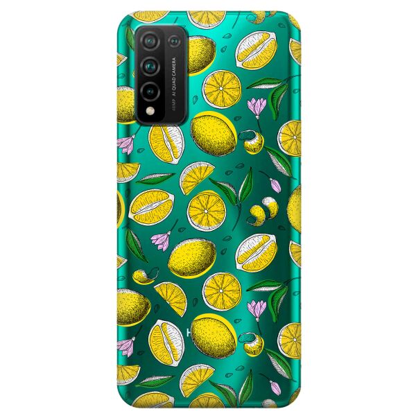 

Прозрачный силиконовый чехол iSwag для Huawei Honor 10x Lite с рисунком - Лимоны (KS10724)