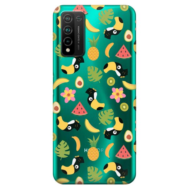 

Прозрачный силиконовый чехол iSwag для Huawei Honor 10x Lite с рисунком - Летний клипарт (KS10738)